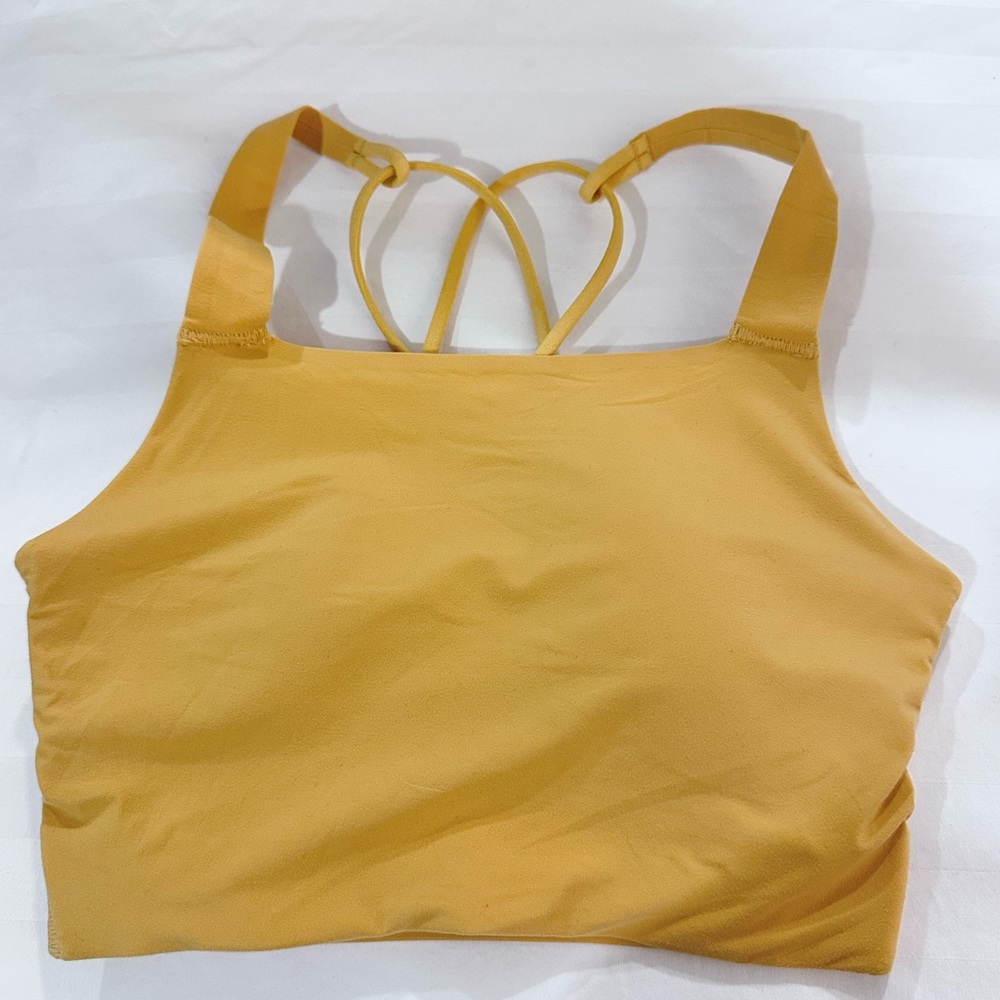 Nike Yellow Dri-FIT Sports Bra